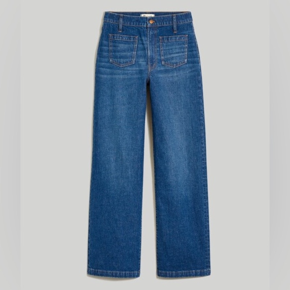 Madewell the perfect vintage wide leg boho jean 28 NWT